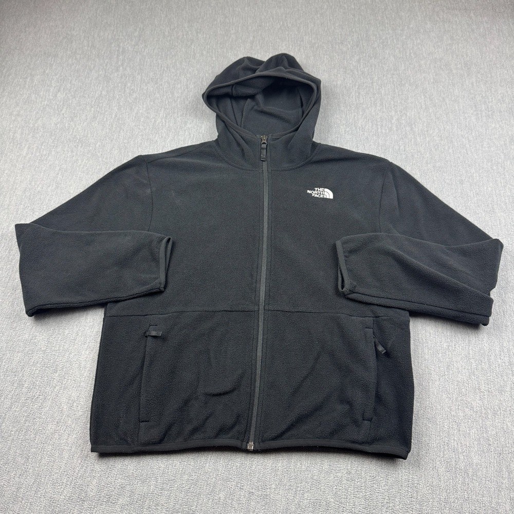 The North Face Hoodie Womens Small Black Fleece Full Zip Sweatshirt Outdoors‎